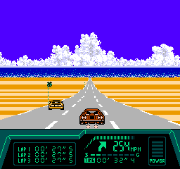 Rad Racer II (USA) In game screenshot